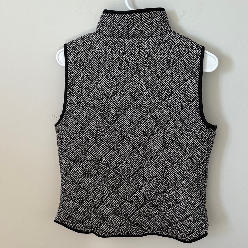 Cambridge Dry Goods Black and White Herringbone Vest - Picture 3 of 3